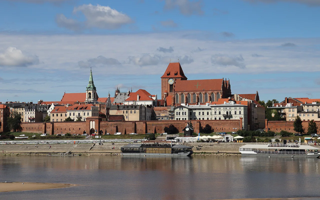 Stadtansicht von Toruń