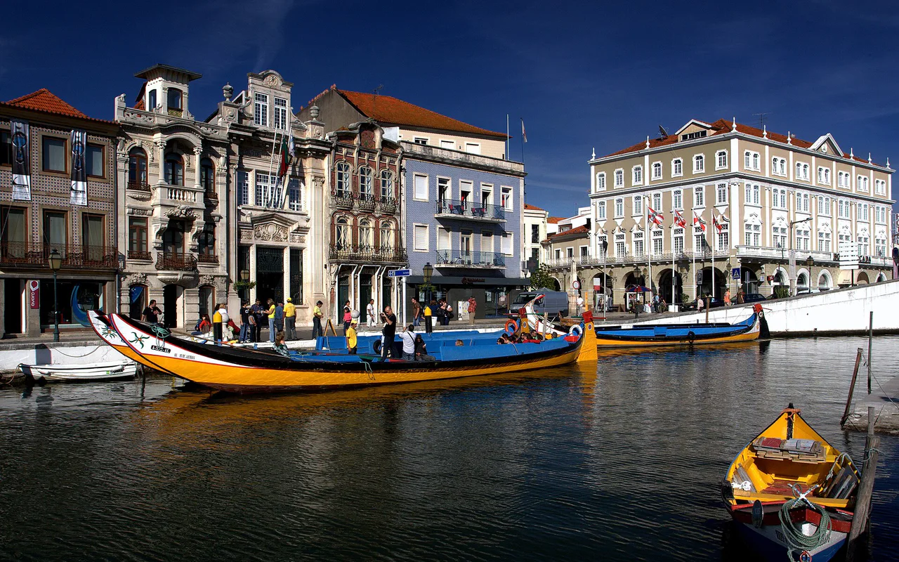 Widok na miasto Aveiro