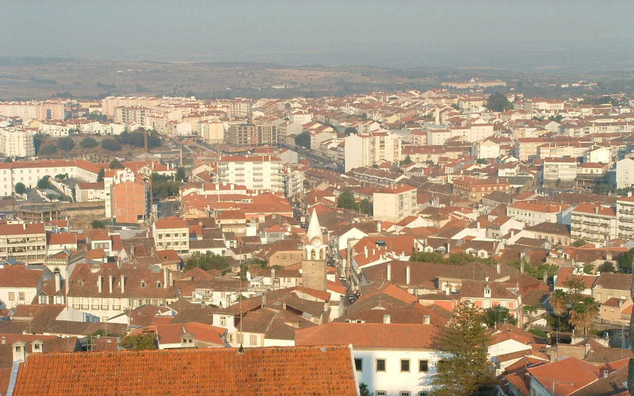 Stadtansicht von Castelo Branco