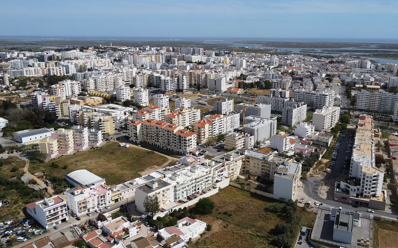 Vue ville de Faro