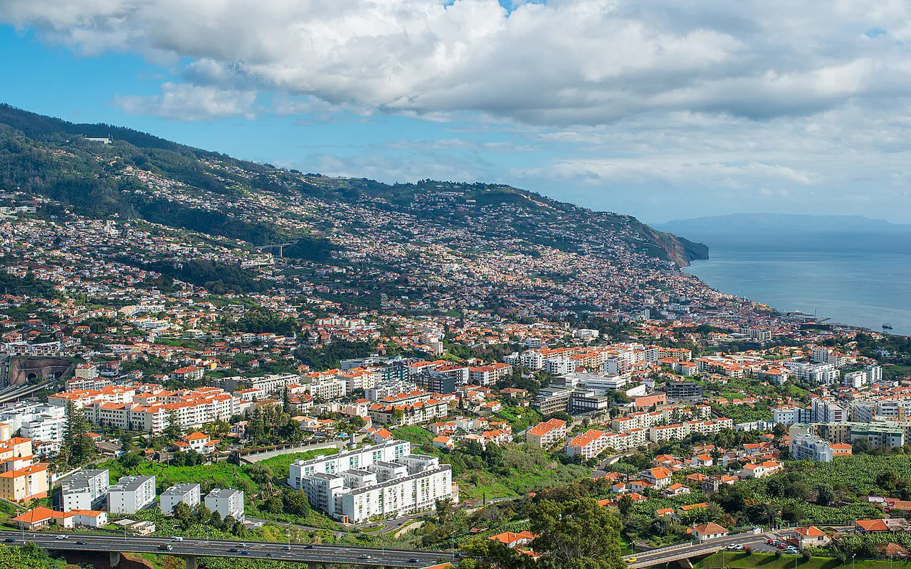 Stadtansicht von Funchal