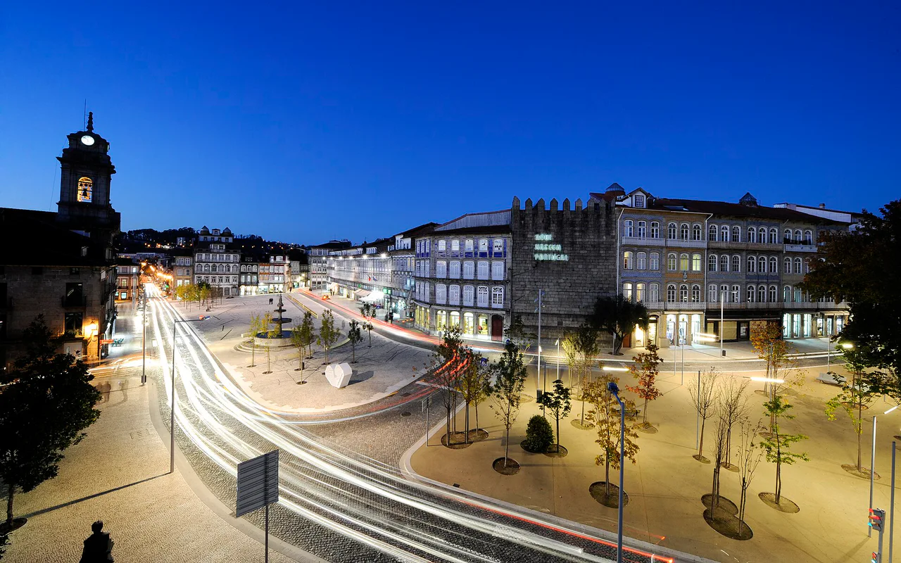 Stadtansicht von Guimarães