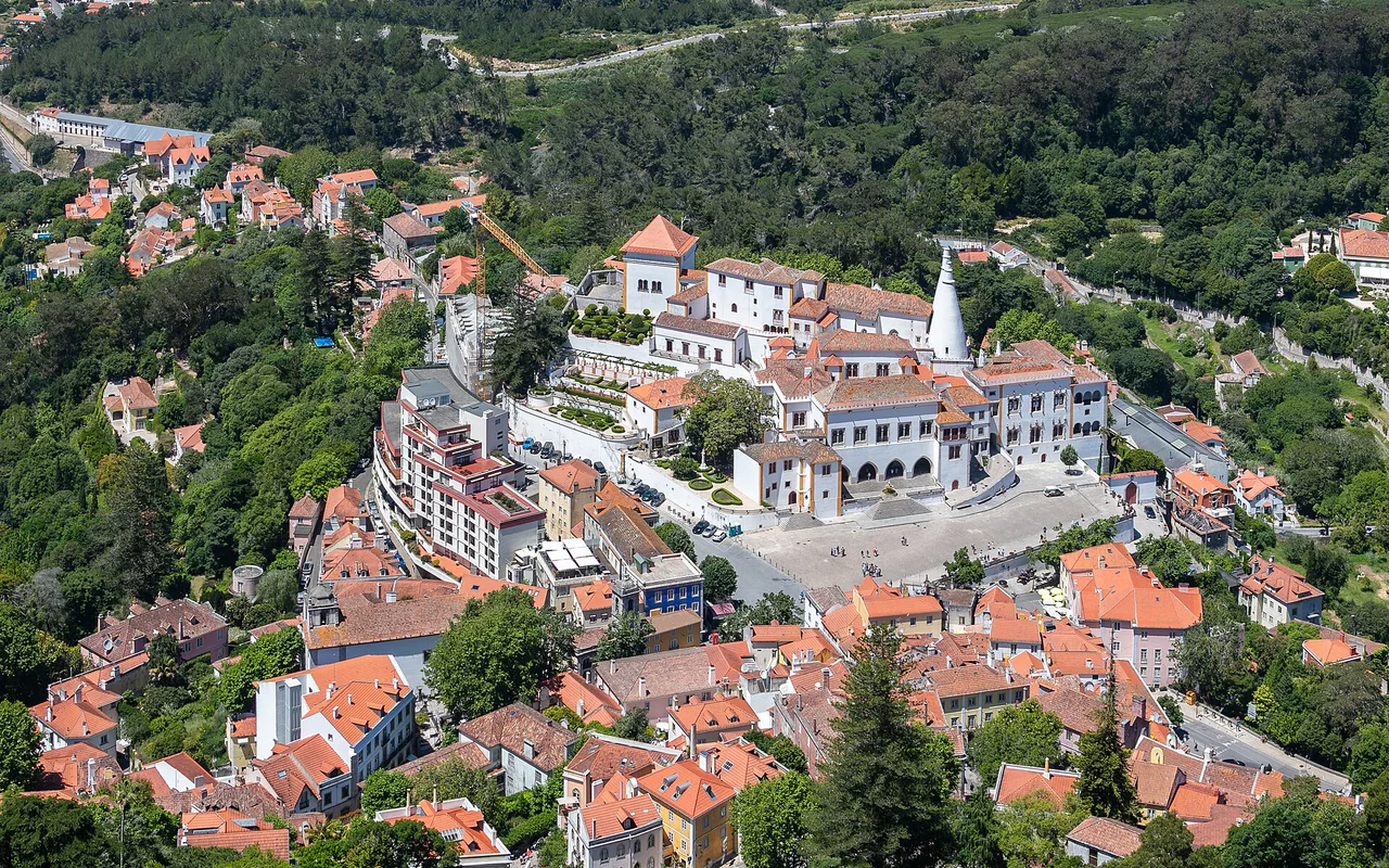 Widok na miasto Sintra