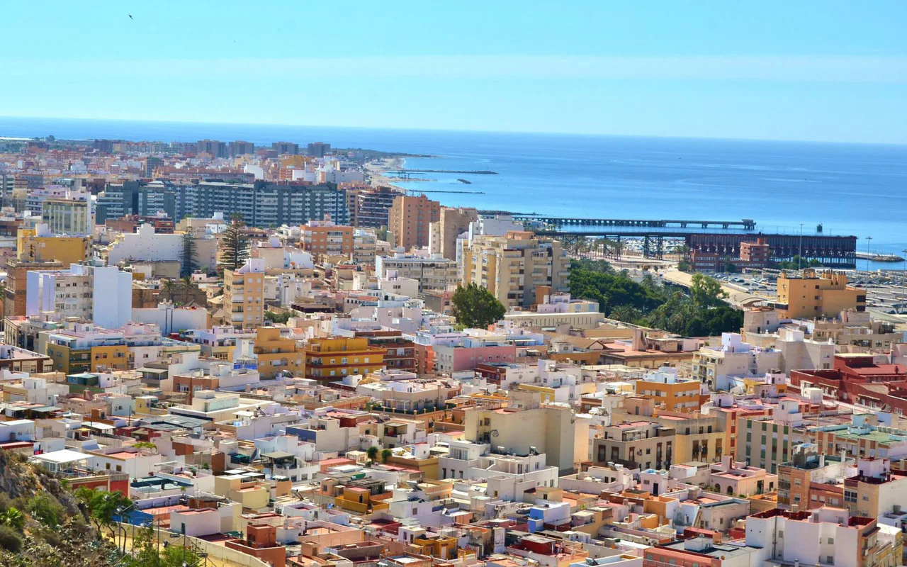 Výhled na město Almería