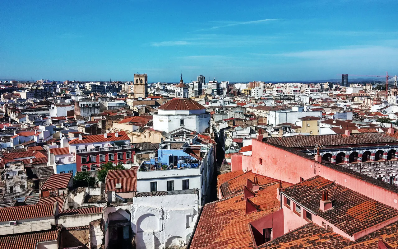 Widok na miasto Badajoz