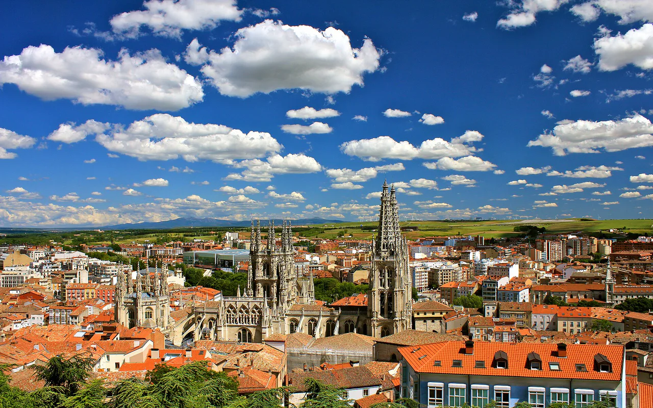Widok na miasto Burgos