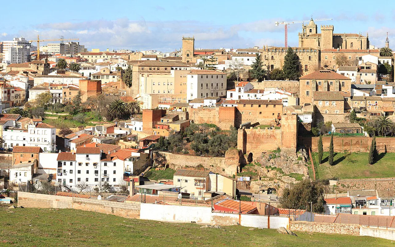 Widok na miasto Caceres