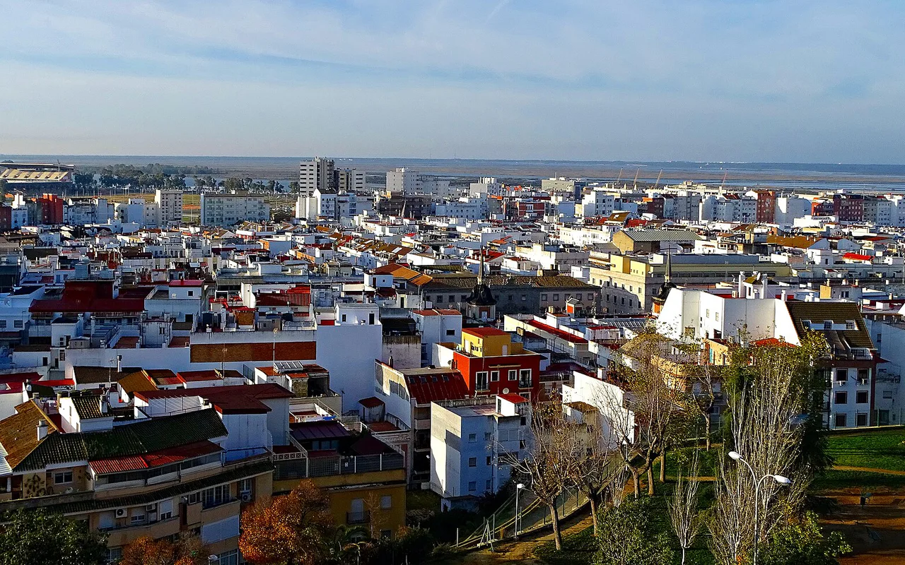Výhled na město Huelva