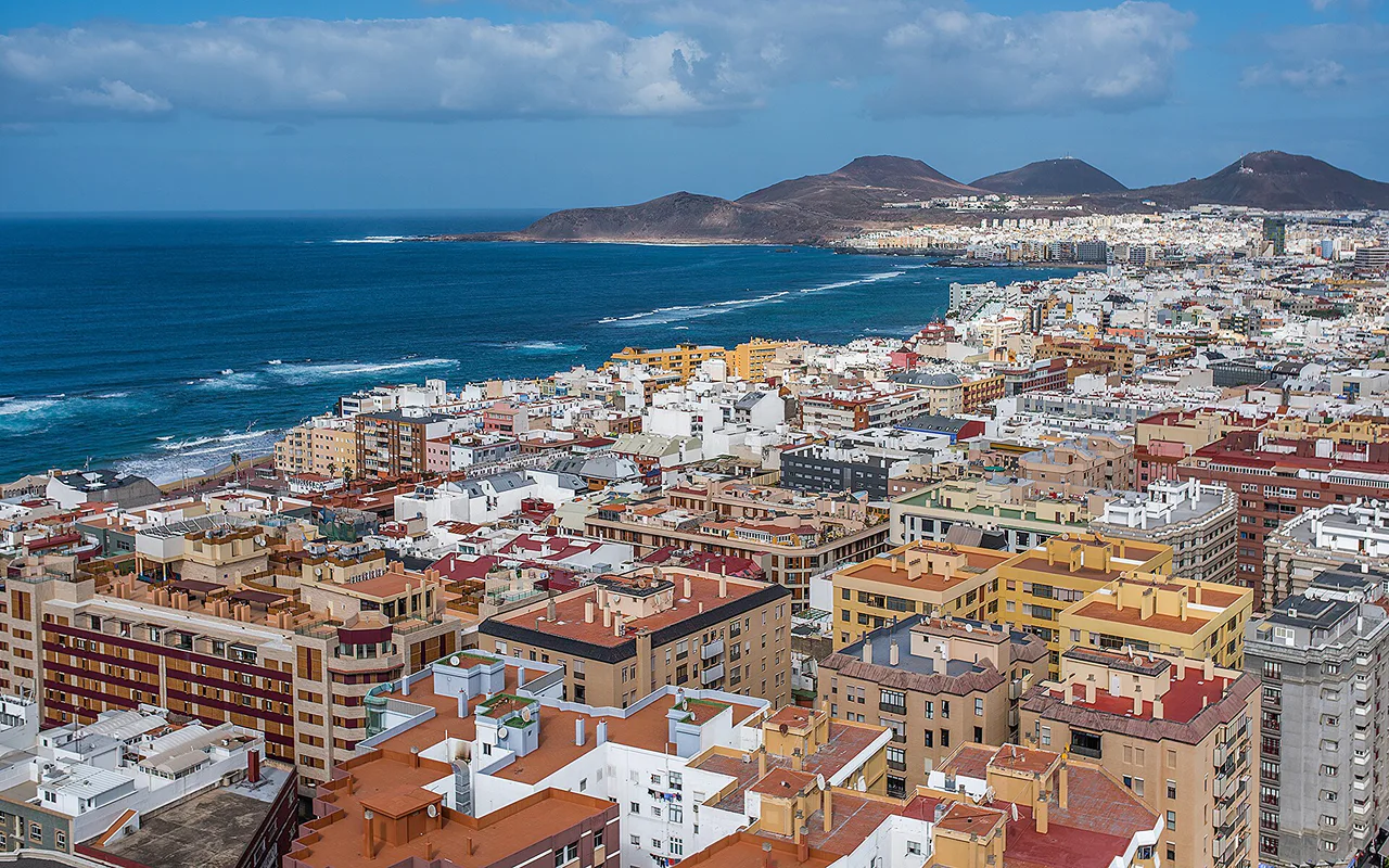 Vista da cidade de Las Palmas de Gran Canaria