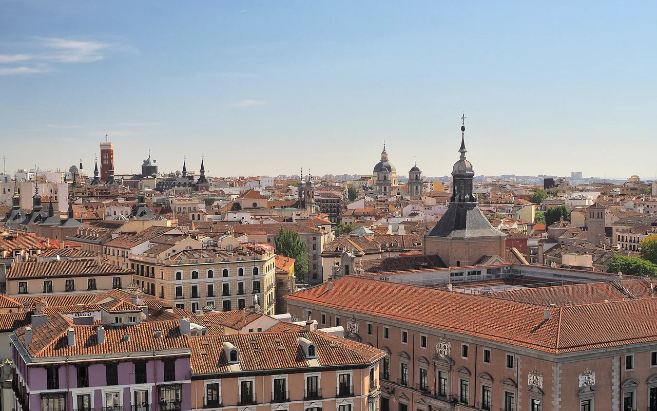 Vue sur la ville de Madrid