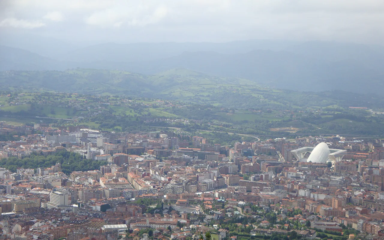 Stadtansicht von Oviedo