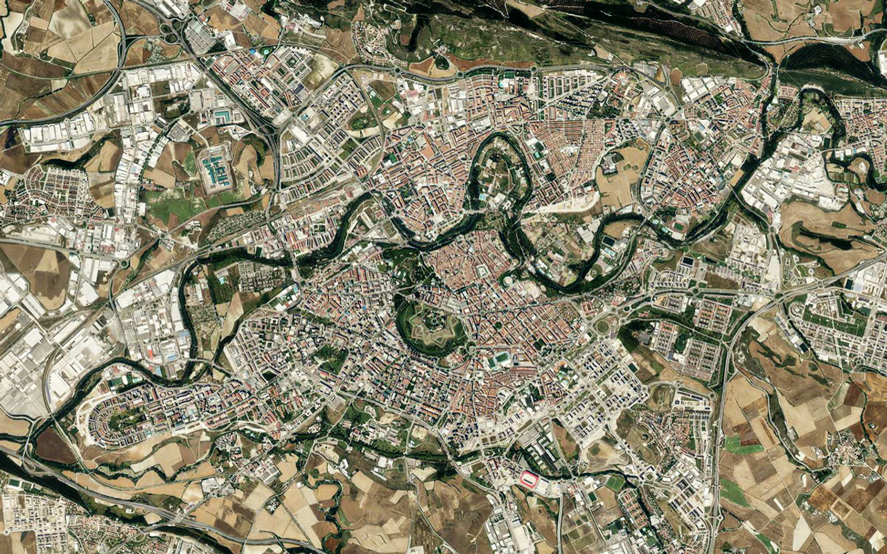 Stadtansicht von Pamplona