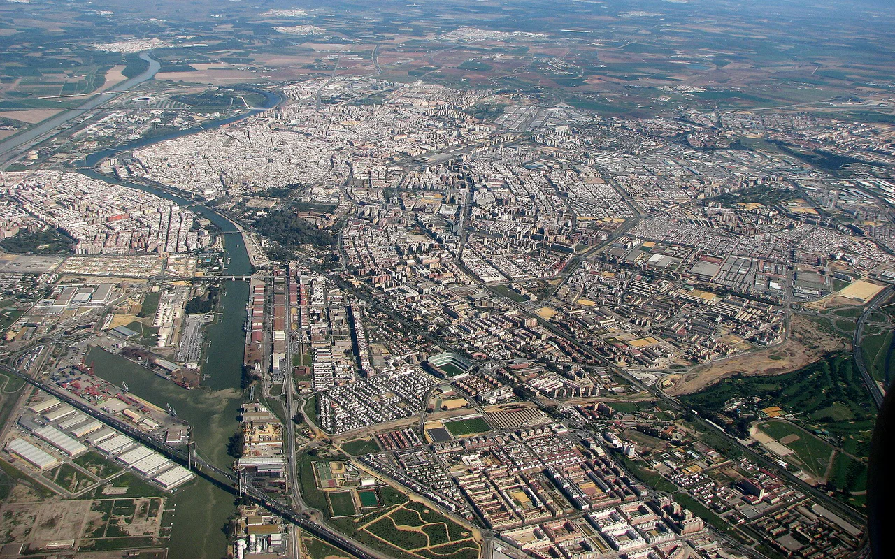 Výhled na město Sevilla