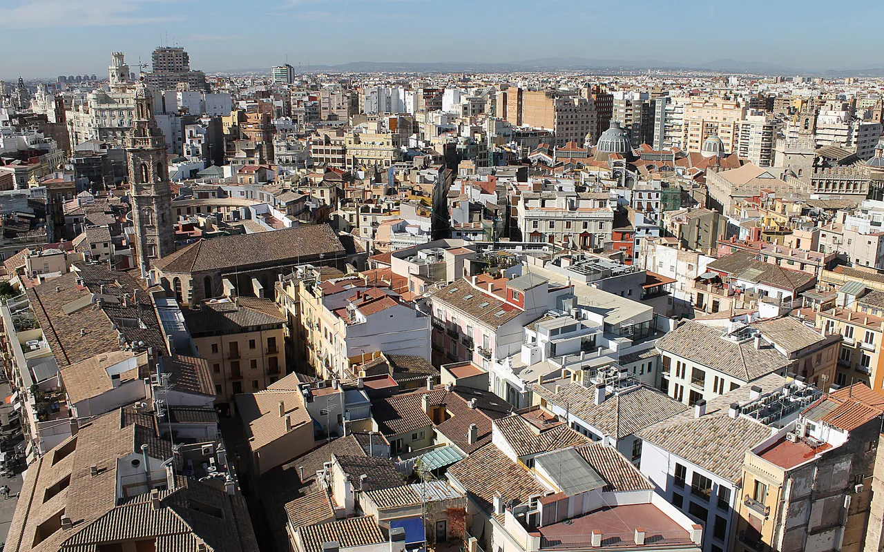 Vista de la ciudad de Valencia