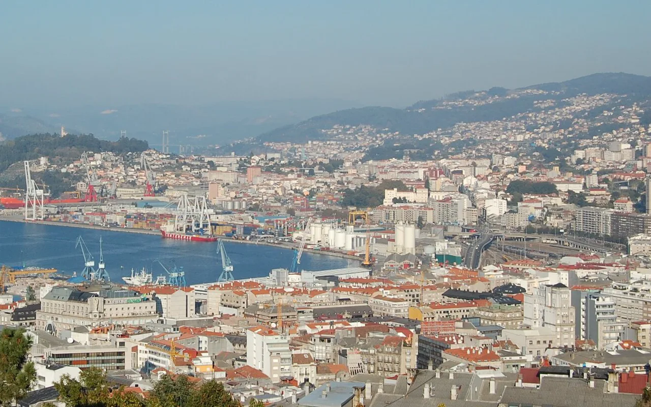 Stadtansicht von Vigo