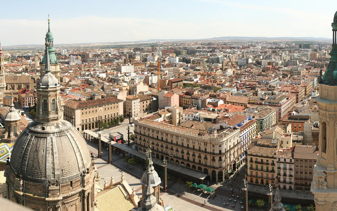 City view of Zaragoza