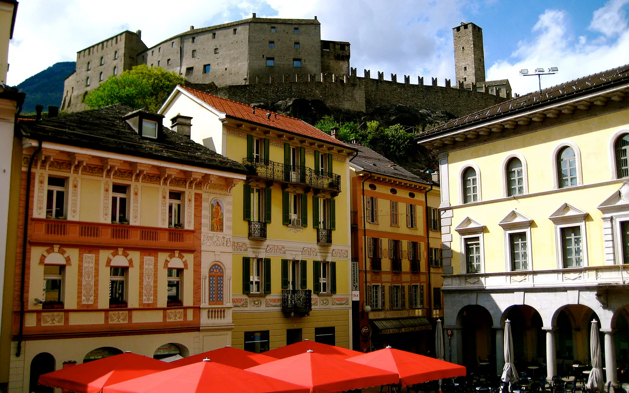 City view of Bellinzona