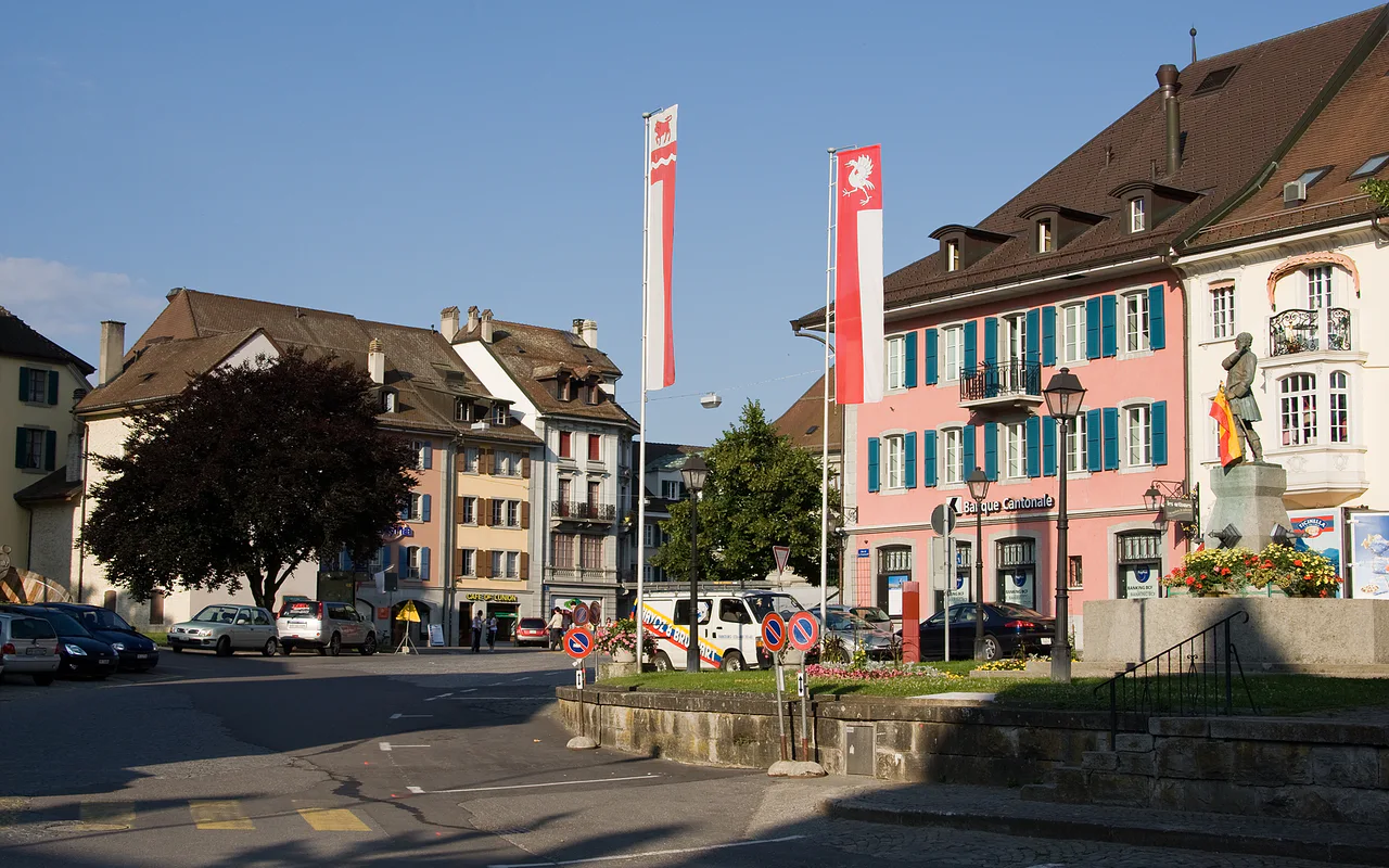 City view of Bulle