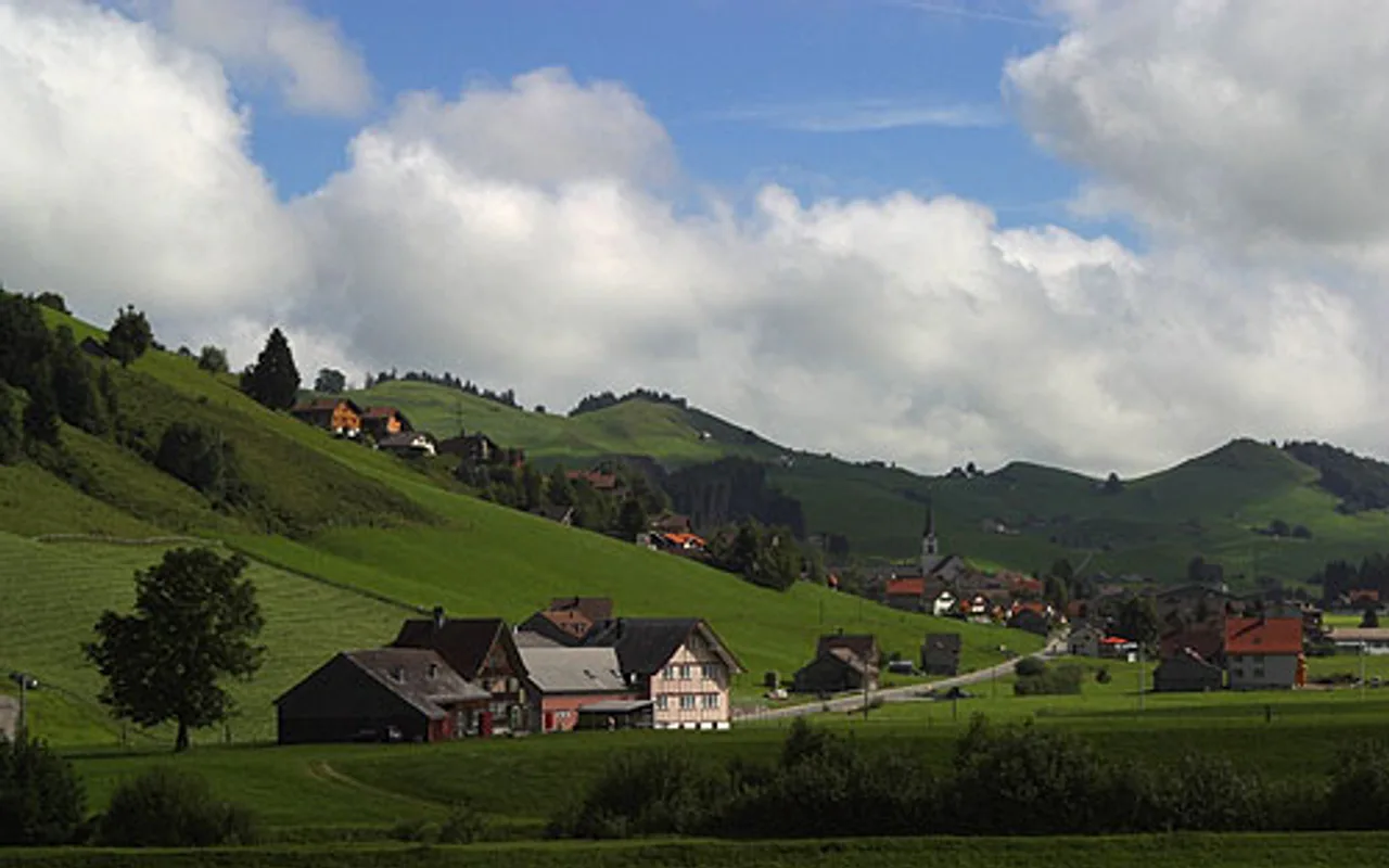 City view of Gonten