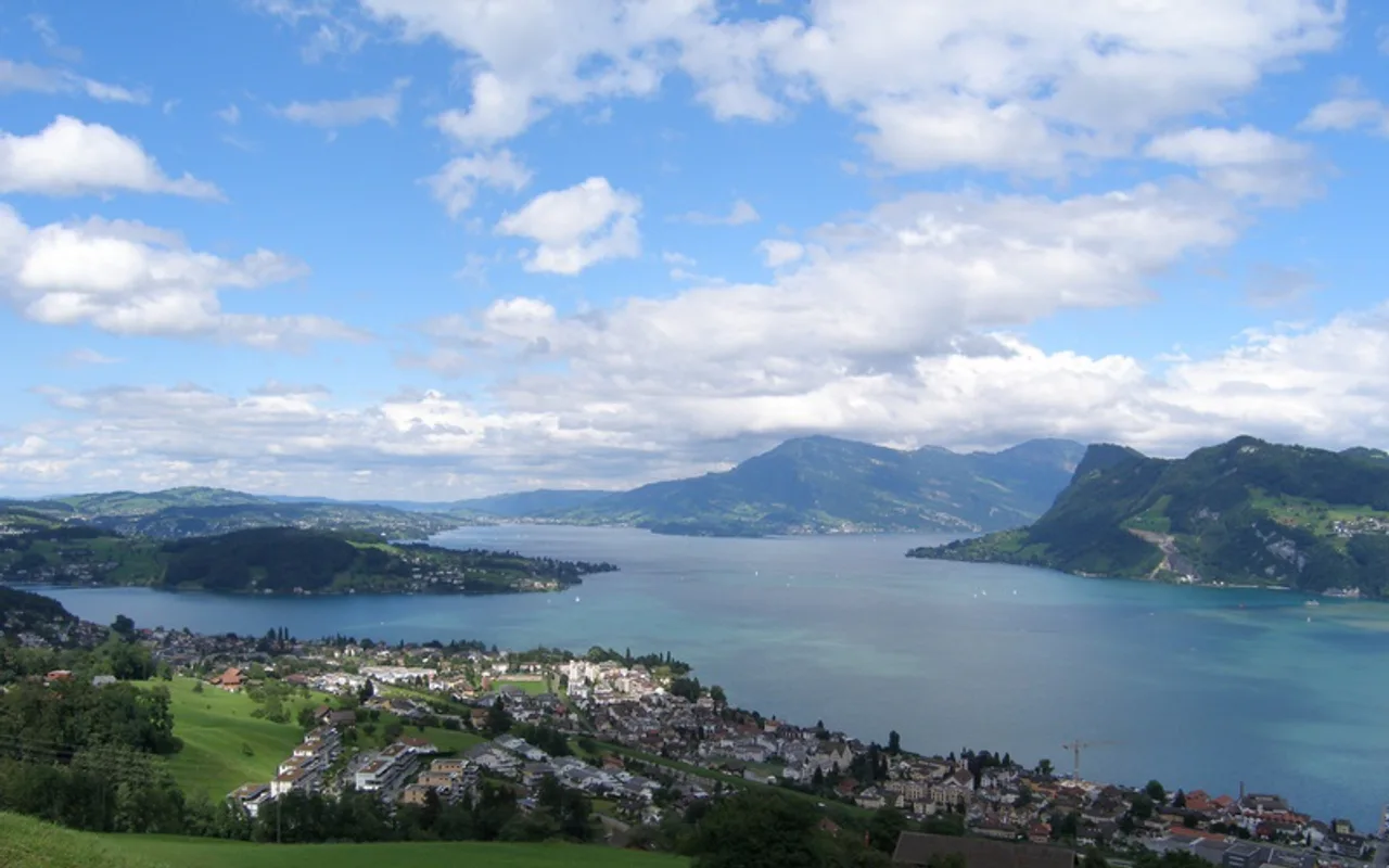 City view of Hergiswil