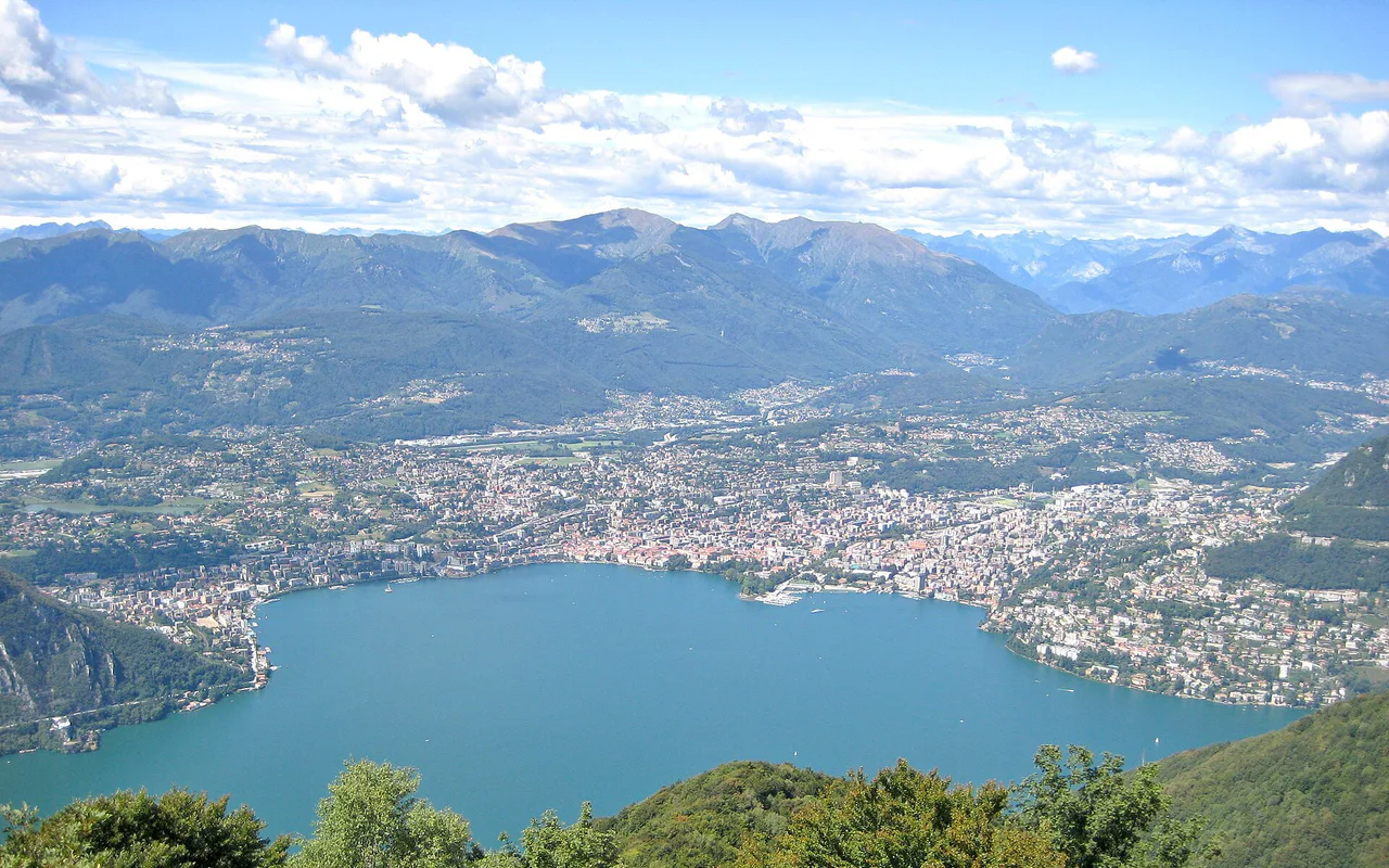 City view of Lugano