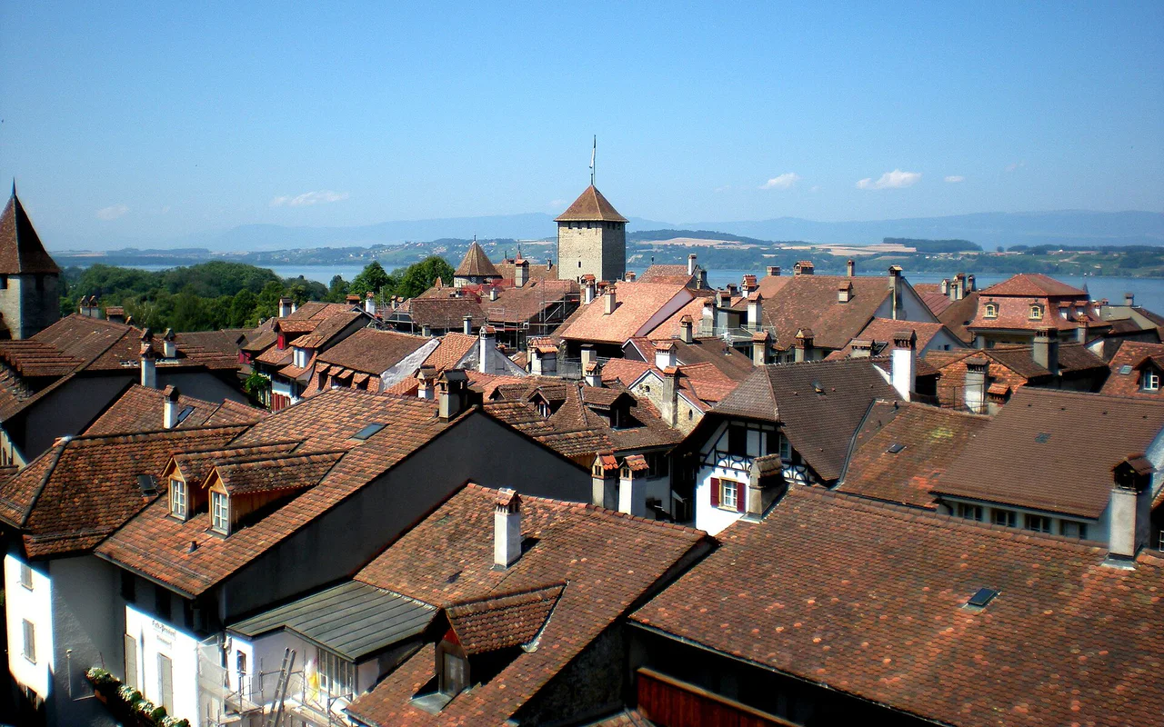 City view of Murten