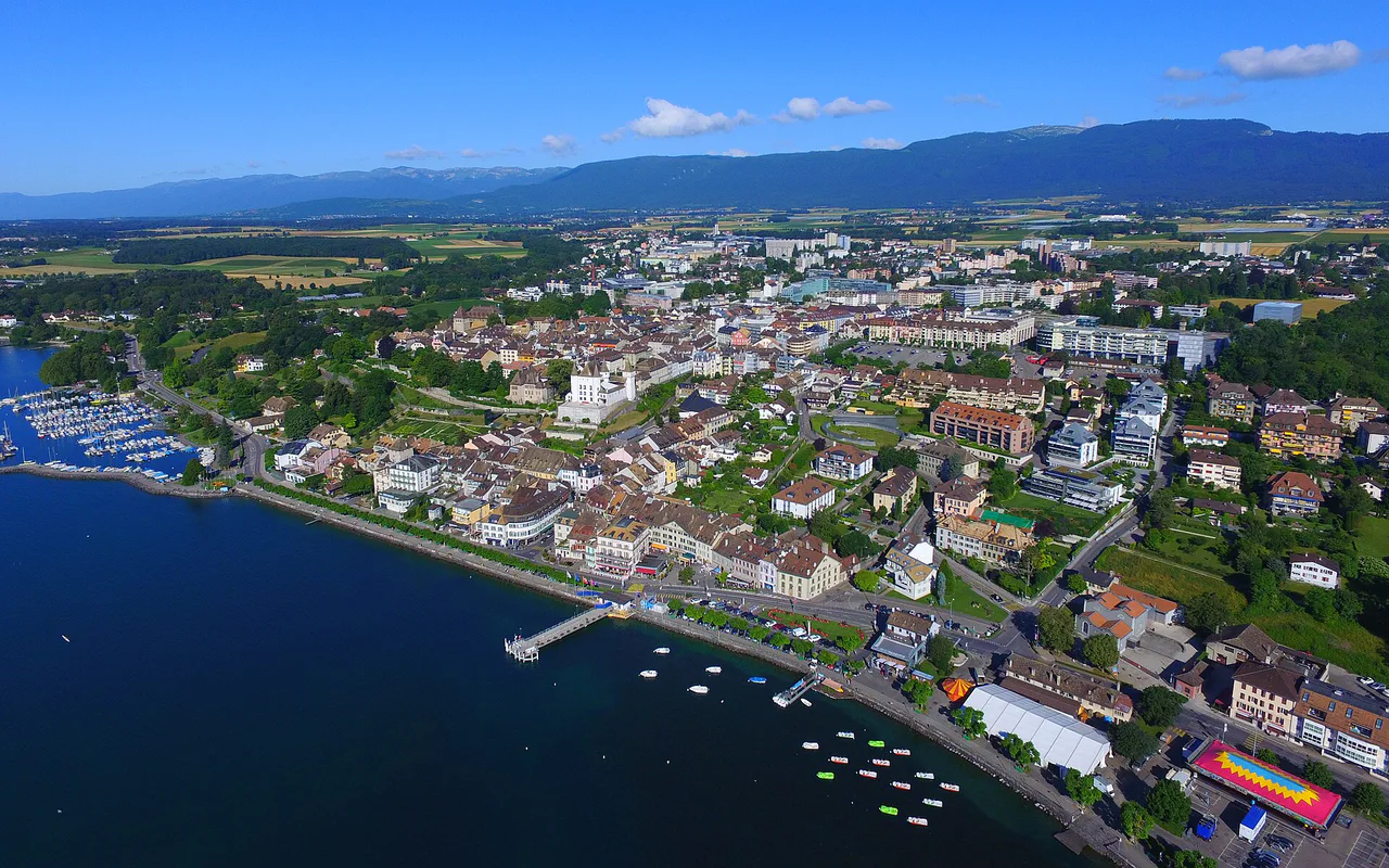 City view of Nyon