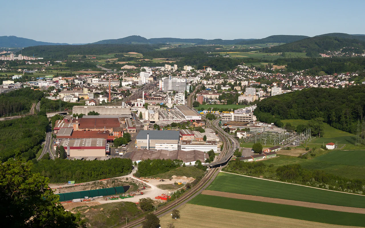 City view of Pratteln