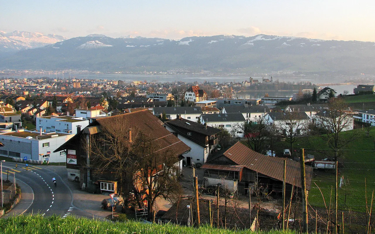 City view of Rapperswil-Jona