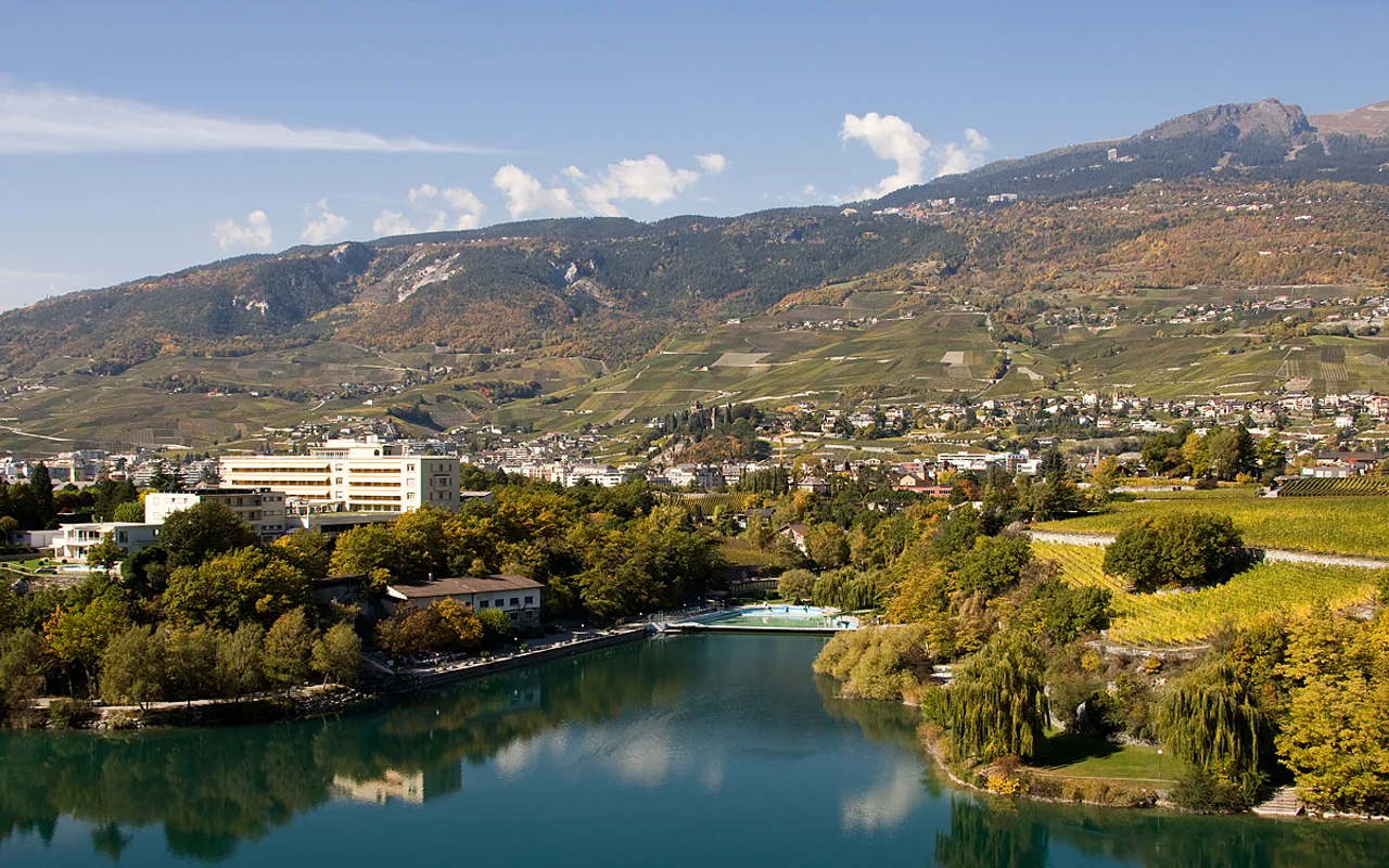 City view of Sierre