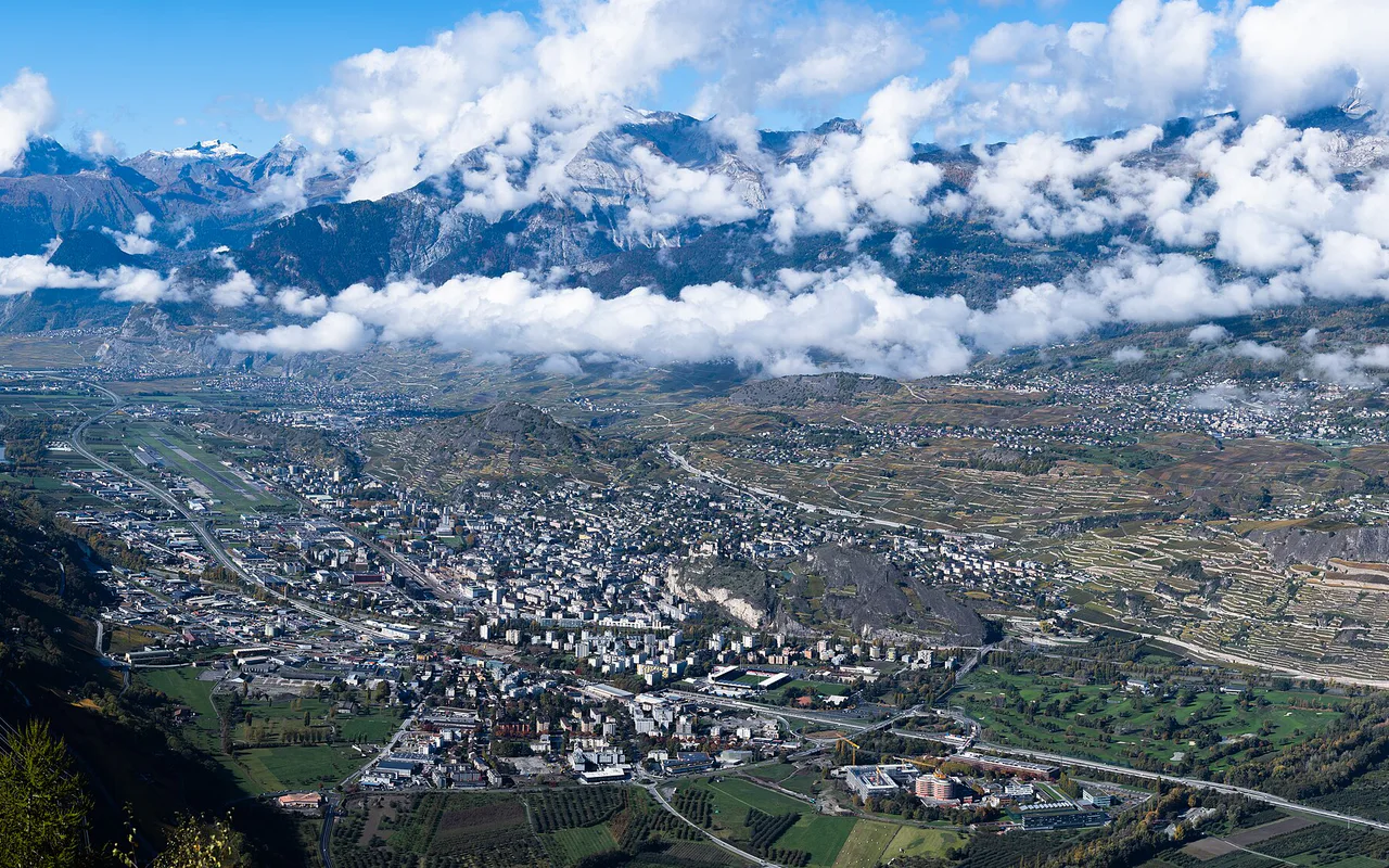 City view of Sion