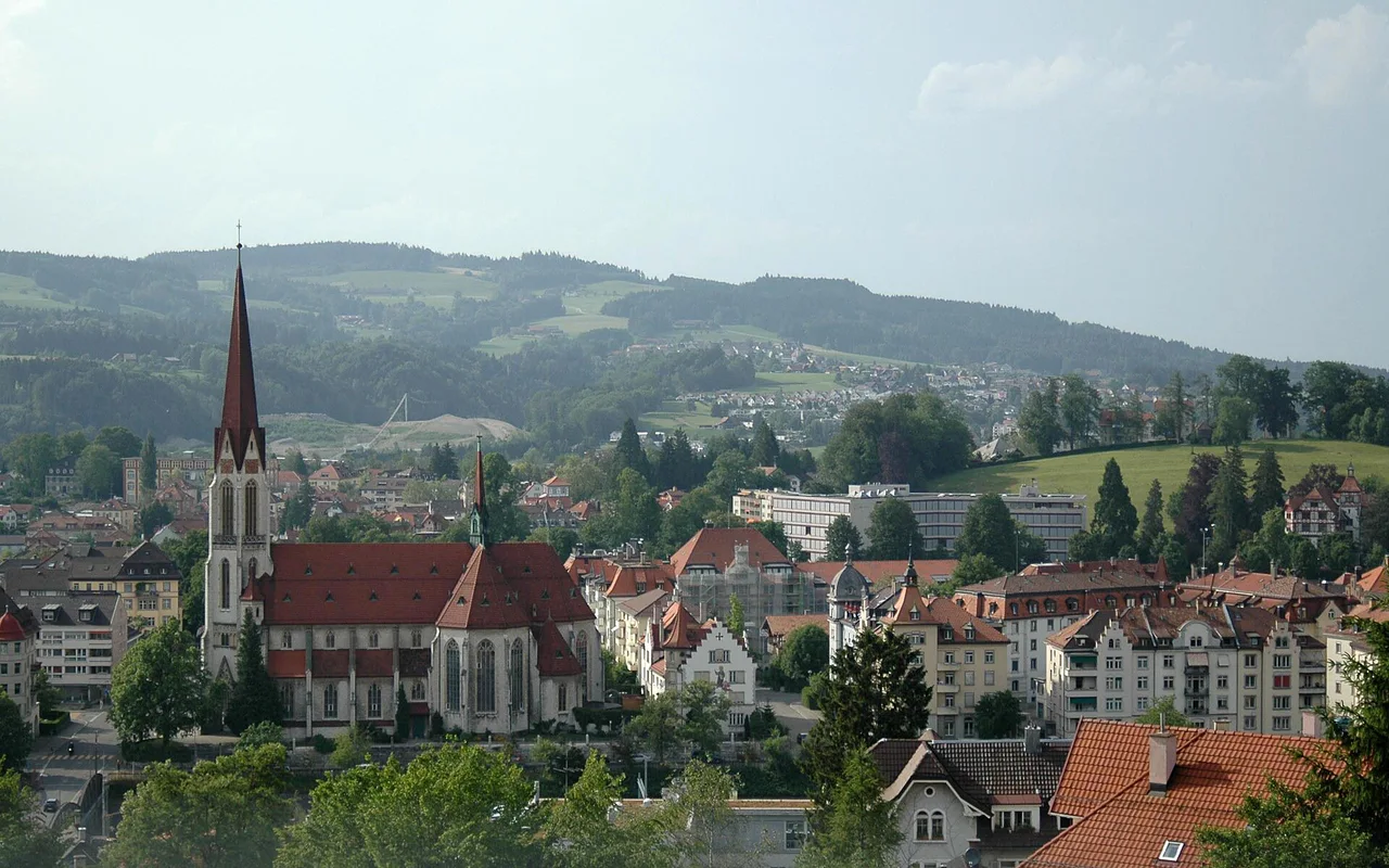 City view of St. Gallen