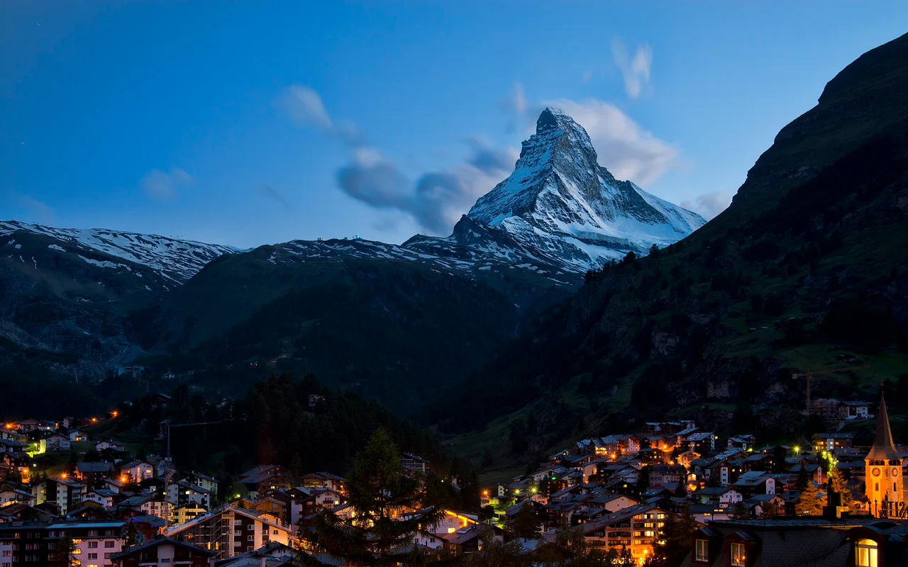 City view of Zermatt