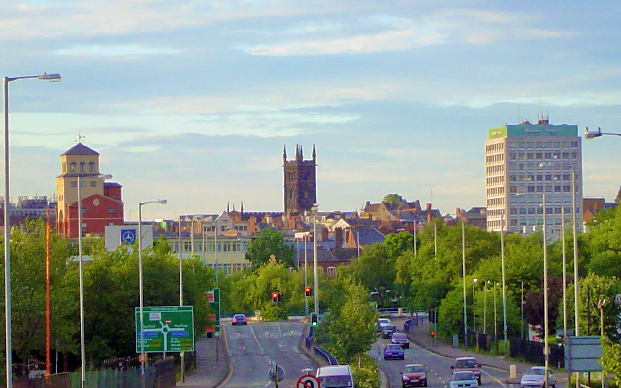 City view of Wolverhampton