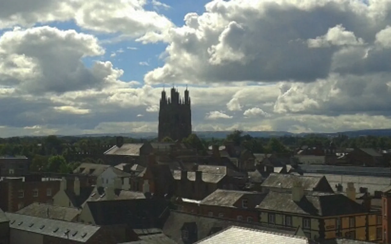 City view of Wrexham