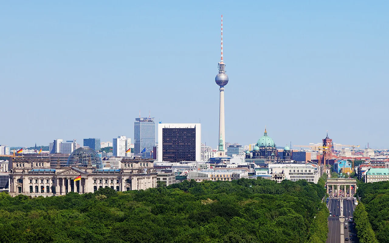 Berlin cityscape in Germany